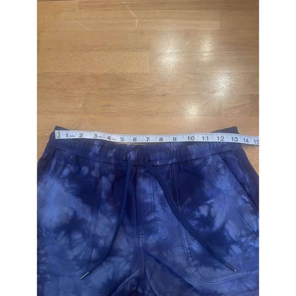 Athleta Size XS.Farallon Shorts Blue And‎ Black Casual Drawstring - Picture 5 of 6